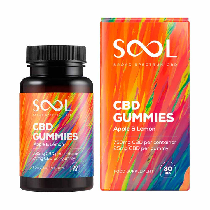 CBD Gummies Apple & Lemon 750mg 30pcs
