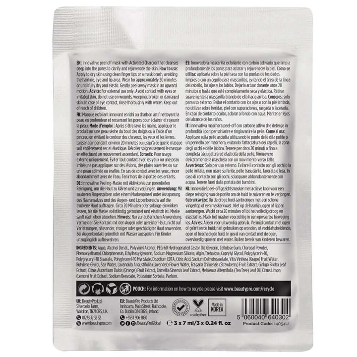 BeautyPro Spa at Home Skincare Gift Box - Top to Toe Sheet Mask Set