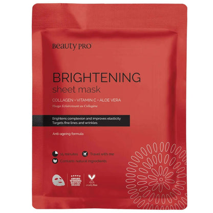 BeautyPro Spa at Home Skincare Gift Box - Top to Toe Sheet Mask Set