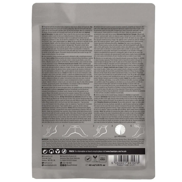 BeautyPro Spa at Home Skincare Gift Box - Top to Toe Sheet Mask Set