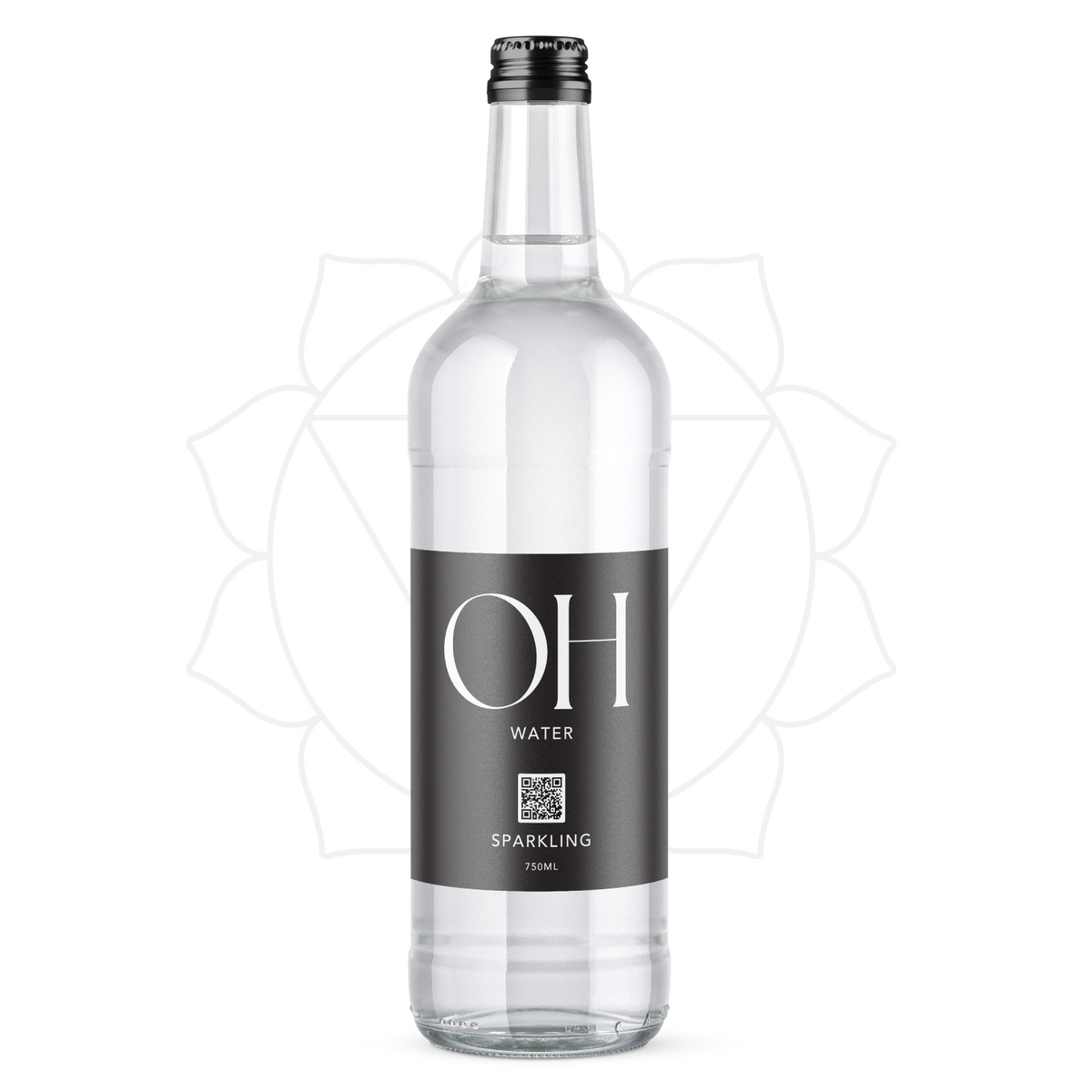 12 Bottles of 528Hz Harmonically Treated Sparkling Spring Water