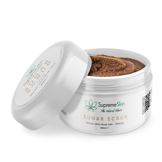 Supreme CBD - CBD Sugar Scrub Exfoliant 100ml (500mg CBD)