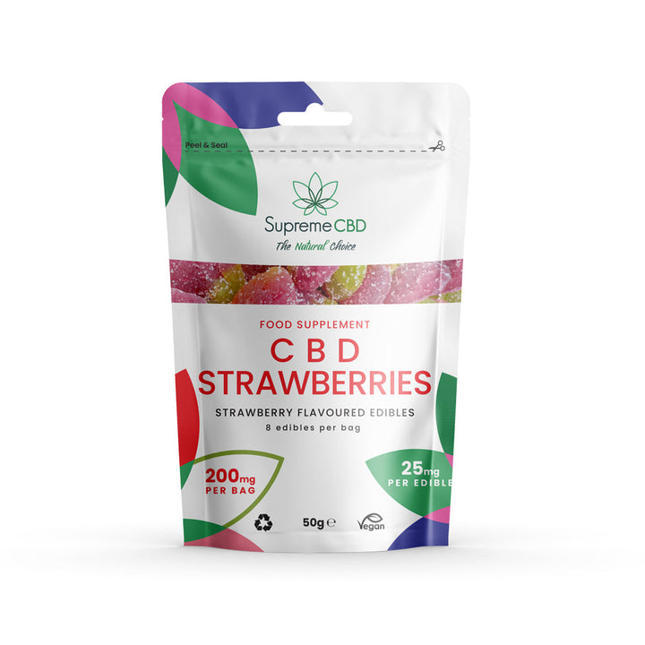 Supreme CBD - CBD Gummy Strawberries Grab Bag (200mg)