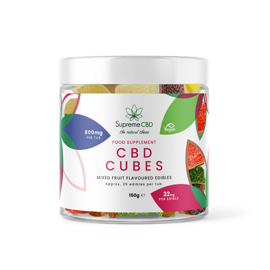 Supreme CBD - CBD Gummy Cubes (800mg)