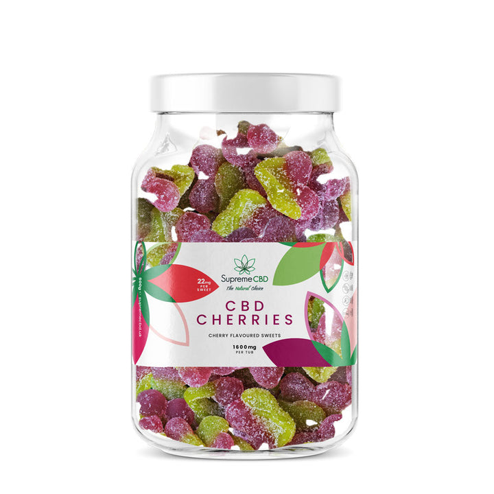 Supreme CBD - CBD Large Gummy Cherries (1600mg)