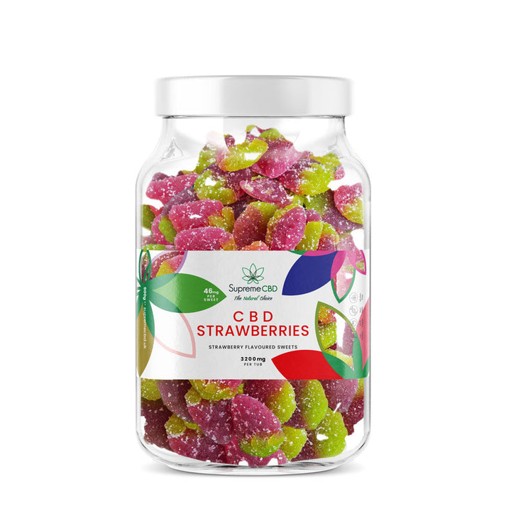 Supreme CBD - CBD Large Gummy Strawberries (3200mg)