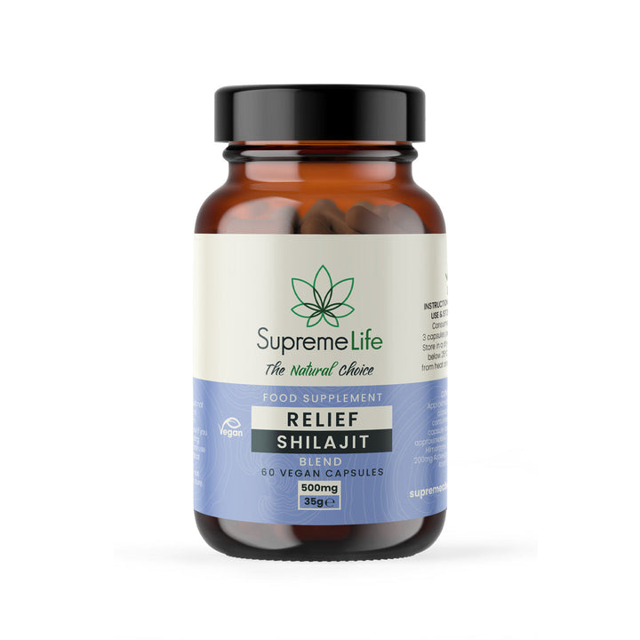 Supreme CBD -Shilajit Vegan Capsules  - Relief (500mg)