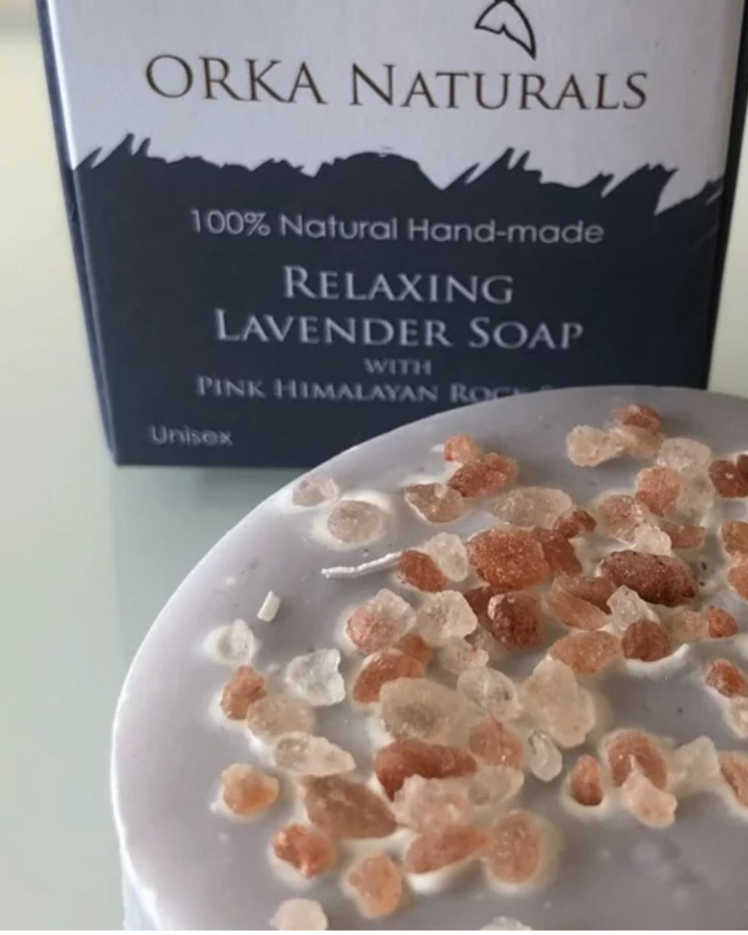 The Positive Company - Relaxing Lavender Soap with Pink Himalayan Salt