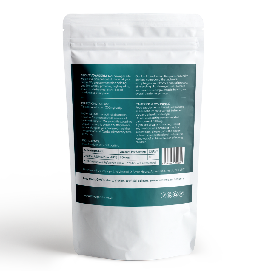 Urolithin A Powder 30g Ultra Pure 2-months Supply