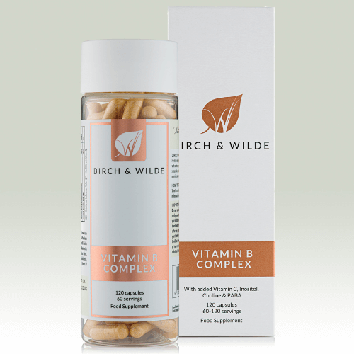 Bioactive Vitamin B Complex Capsules x 120 | Inositol Choline & PABA
