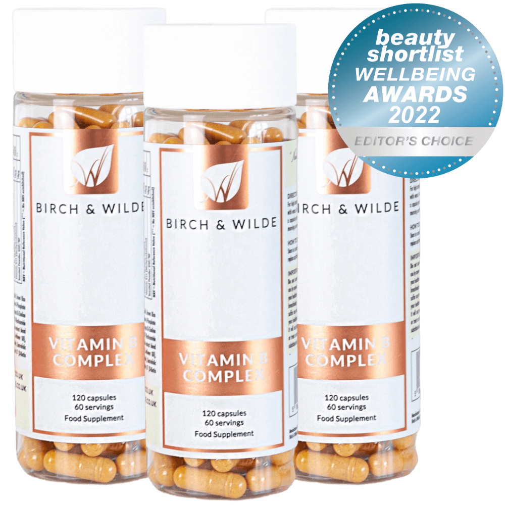 Bioactive Vitamin B Complex Capsules x 120 | Inositol Choline & PABA