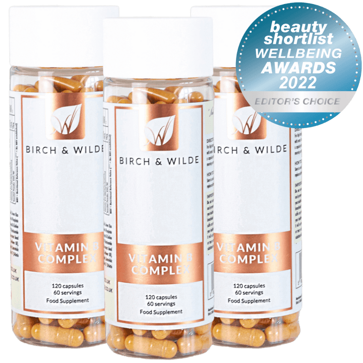 Bioactive Vitamin B Complex Capsules x 120 | Inositol Choline & PABA