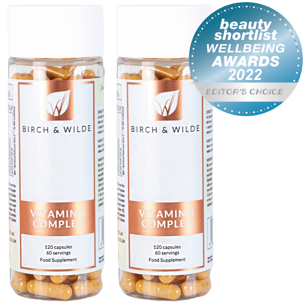Bioactive Vitamin B Complex Capsules x 120 | Inositol Choline & PABA