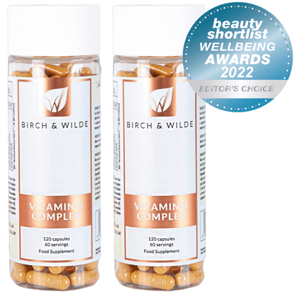 Bioactive Vitamin B Complex Capsules x 120 | Inositol Choline & PABA