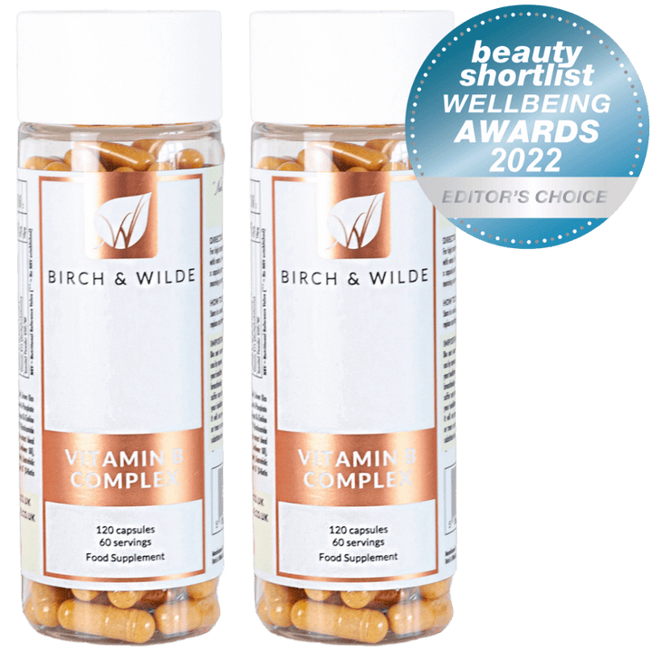 Bioactive Vitamin B Complex Capsules x 120 | Inositol Choline & PABA