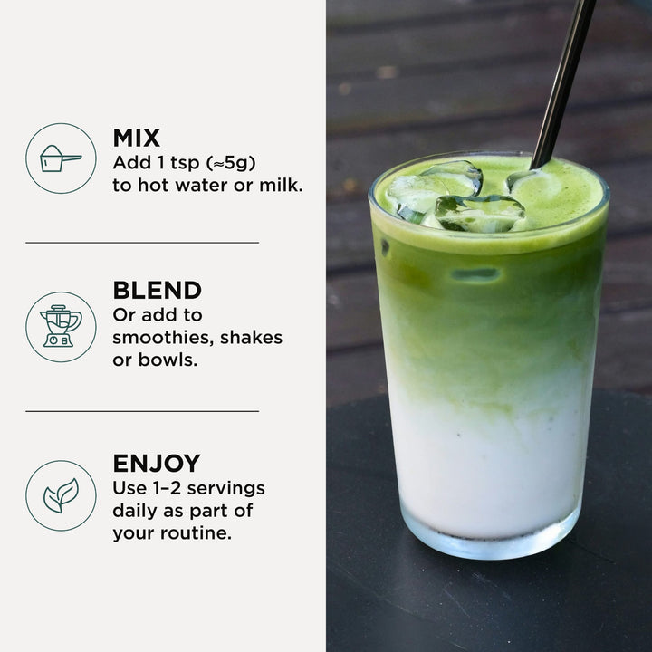 Matcha & Moringa Powder