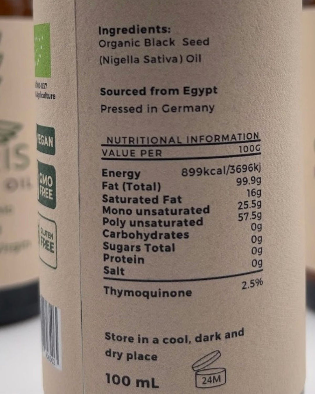 The Positive Company - Virgin Egyptian Black Seed Oil
