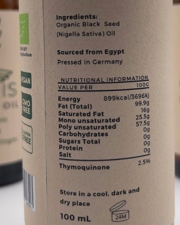 The Positive Company - Virgin Egyptian Black Seed Oil