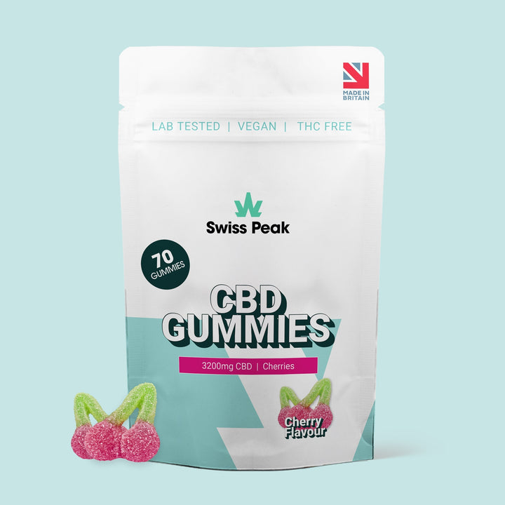 Swiss Peak CBD Cherry Gummies 3200mg - 4800mg | 70 Gummies