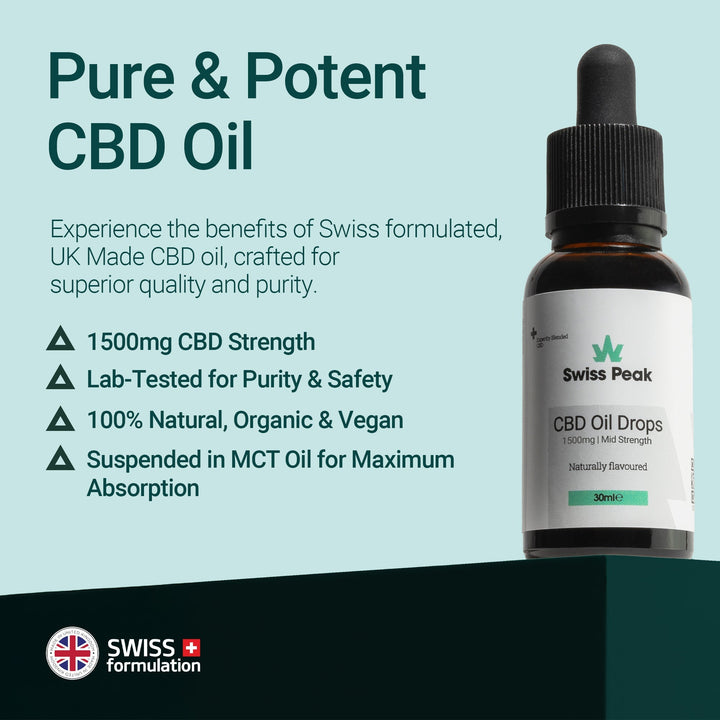 Swiss Peak CBD Oil 1500mg | 30ml