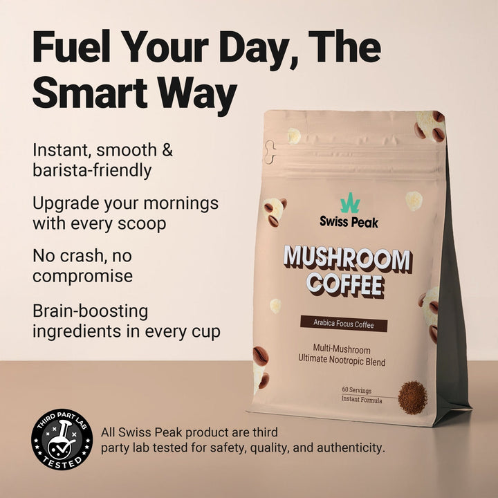 Swiss Peak Functional Mushroom Coffee | 60 Servings