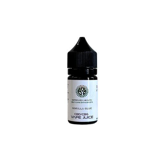 Improved Health Gorilla Glue CBD Vape Juice 2500mg – Broad Spectrum CBD + CBG | 30ml