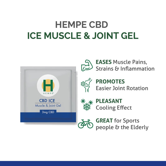 NEW *TRY BEFORE YOU BUY* HEMPE Ice Muscle & Joint Sample Sachet 3ml