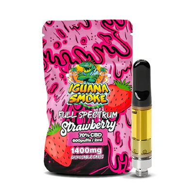 LJ Vapes Iguana Smoke CBD Vape Cartridge 2ml