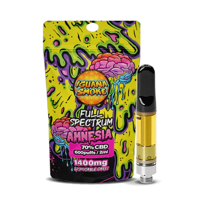 LJ Vapes Iguana Smoke CBD Vape Cartridge 2ml