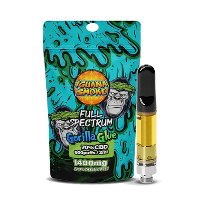 LJ Vapes Iguana Smoke CBD Vape Cartridge 2ml