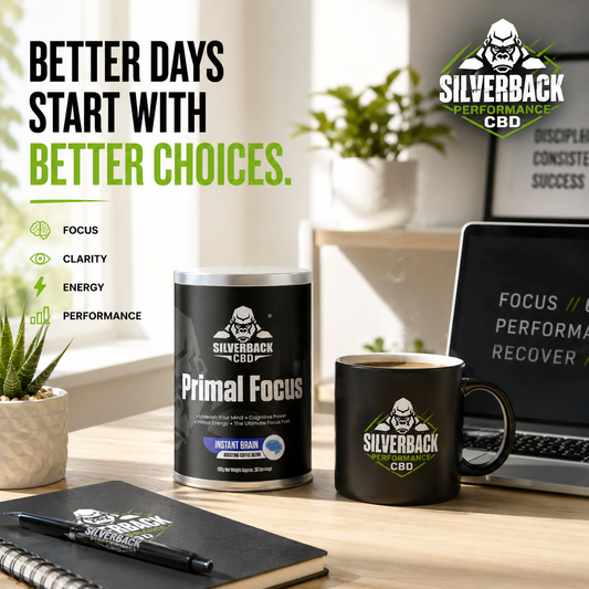 SILVERBACK CBD PRIMAL FOCUS  – ELITE NOOTROPIC COFFEE