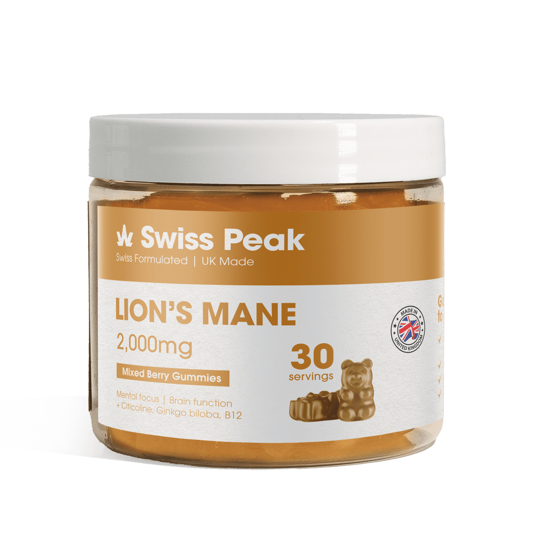 Swiss Peak Lion's Mane Gummies | 2000mg 30 Pack