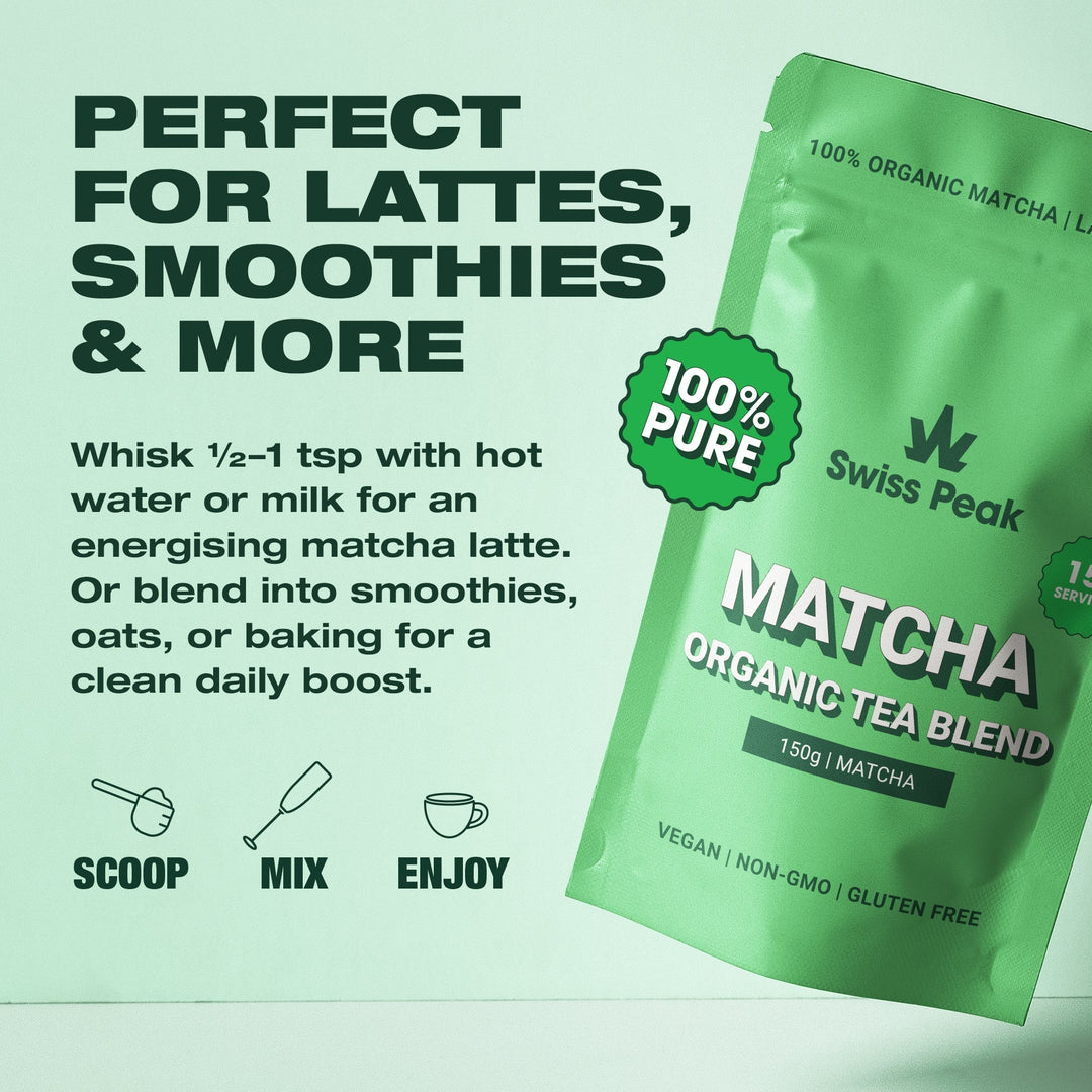 Swiss Peak Matcha Green Tea Powder | 150g