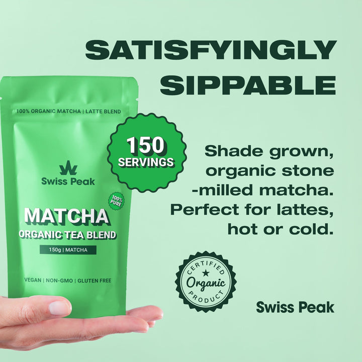 Swiss Peak Matcha Green Tea Powder | 150g