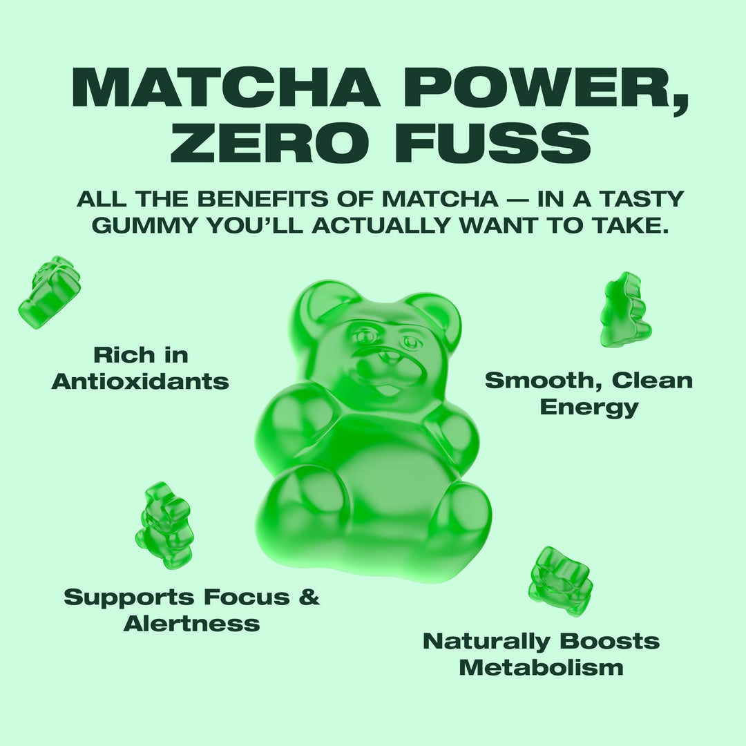 Swiss Peak Matcha Gummies | Mixed Berry Flavour