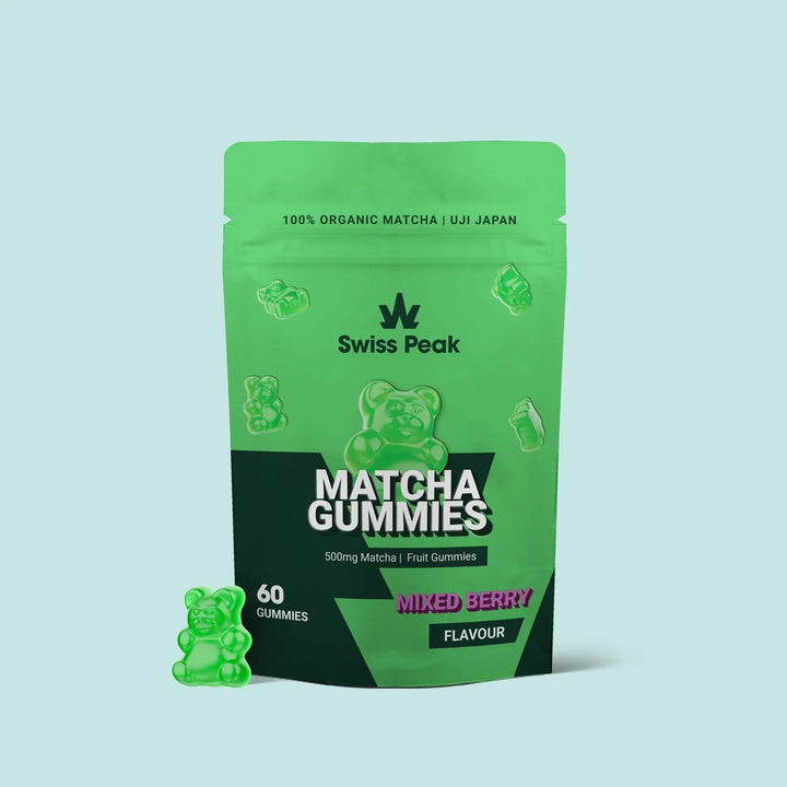 Swiss Peak Matcha Gummies | Mixed Berry Flavour