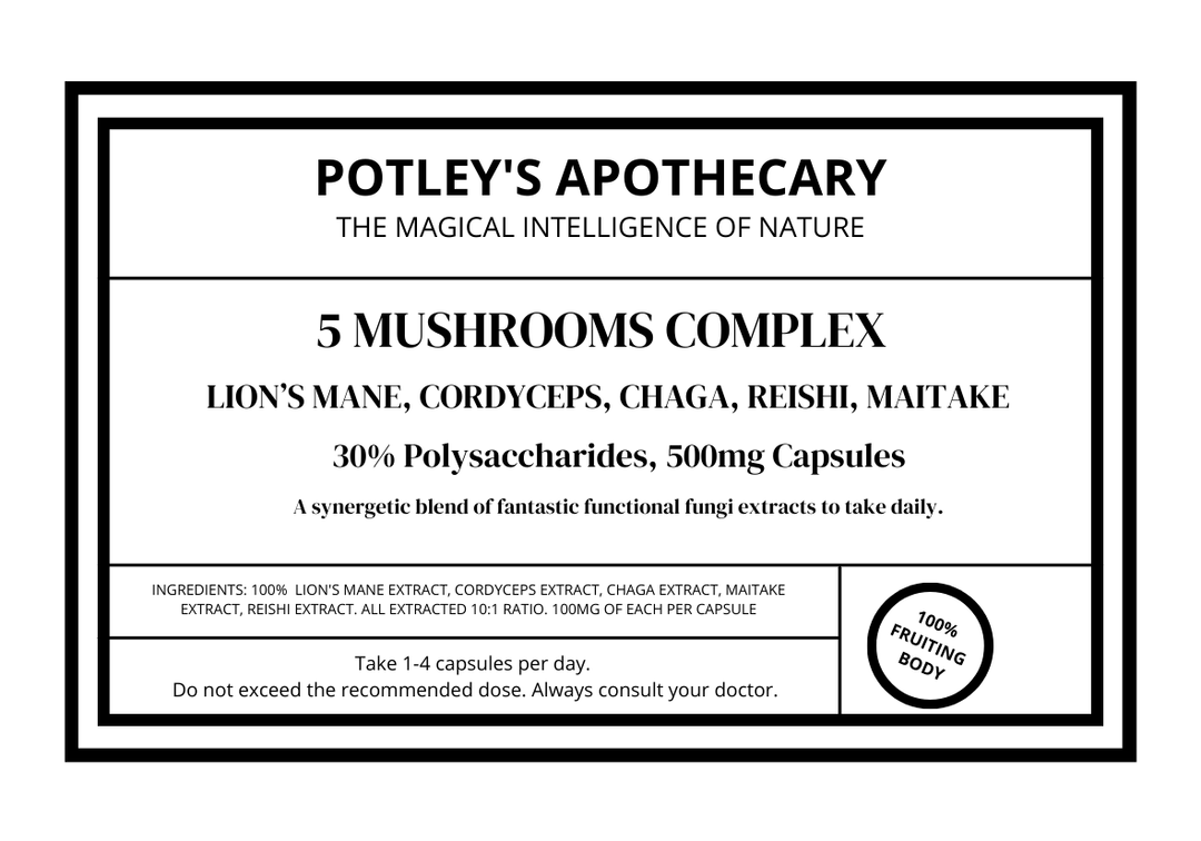 5 Mushroom's Super Complex Capsules
