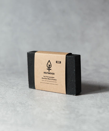 Tea Tree Lavender Dead Sea Mud & Pumice Natural Soap Bar (With Grit)