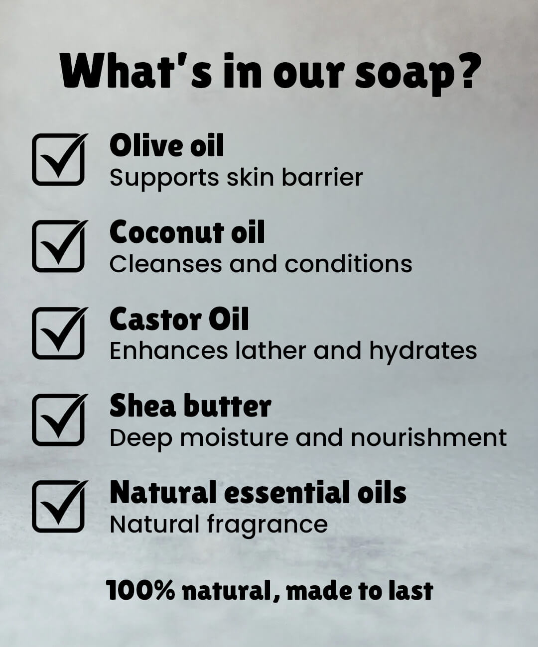Natural Soap Bar Bundle (5 pack)