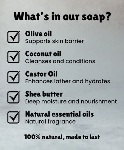 Natural Soap Bar Bundle (5 pack)