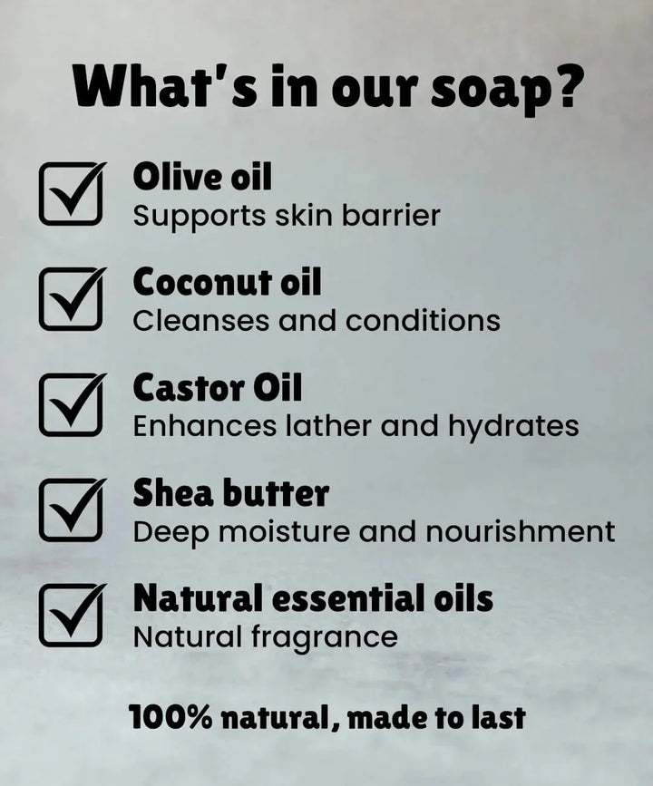 Natural Soap Bar Bundle (12 pack)