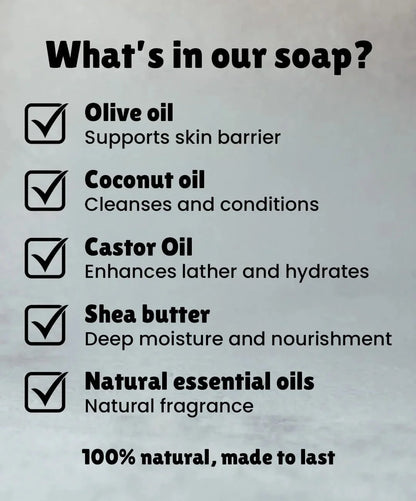 Natural Soap Bar Bundle (8 pack)