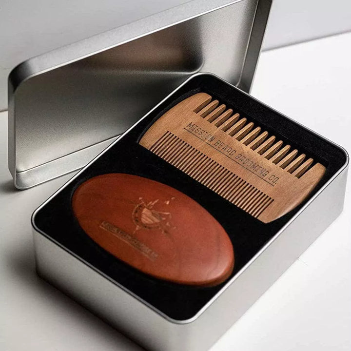 ULTIMATE BEARD BRUSH & COMB KIT