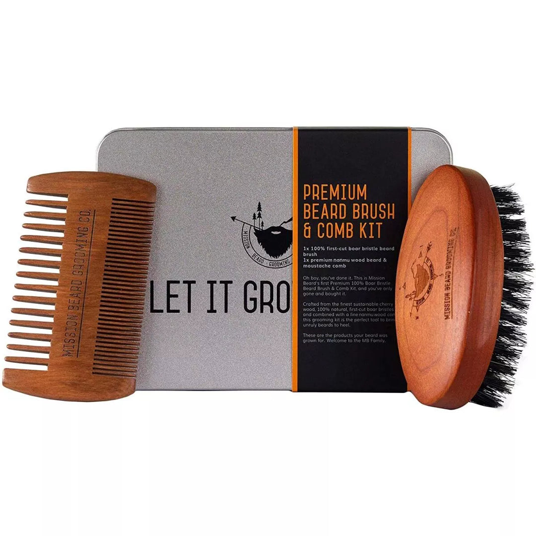 ULTIMATE BEARD BRUSH & COMB KIT
