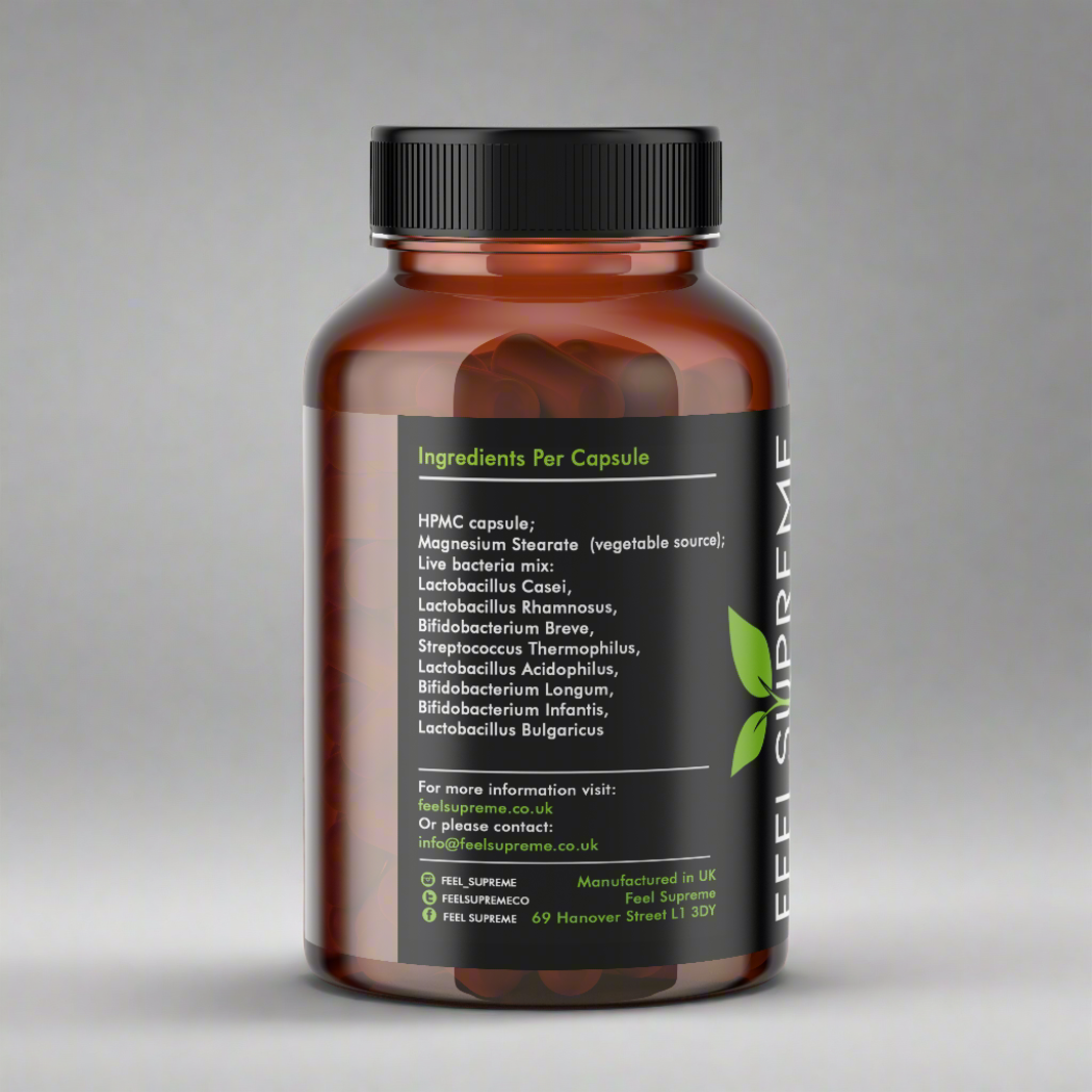 Feel Supreme - Live Culture Probiotics - 4 Billion Culture