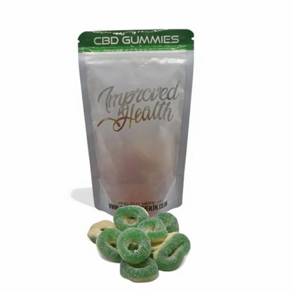 Improved Health Sugar Coated Apple Rings – 40mg Broad Spectrum | Halal & Lab-Tested