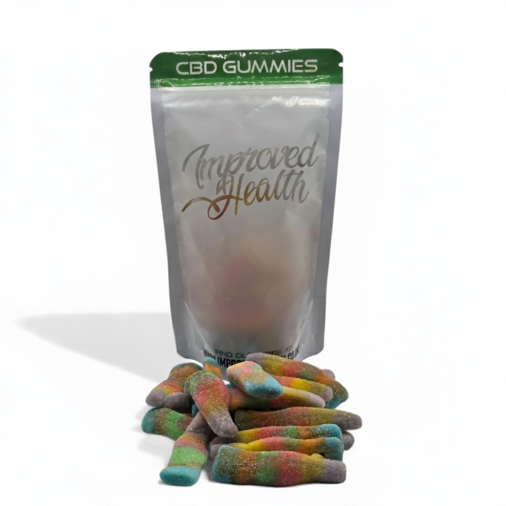 Improved Health Sugar Coated Neon Bottles – 40mg Broad Spectrum | Halal & Lab-Tested