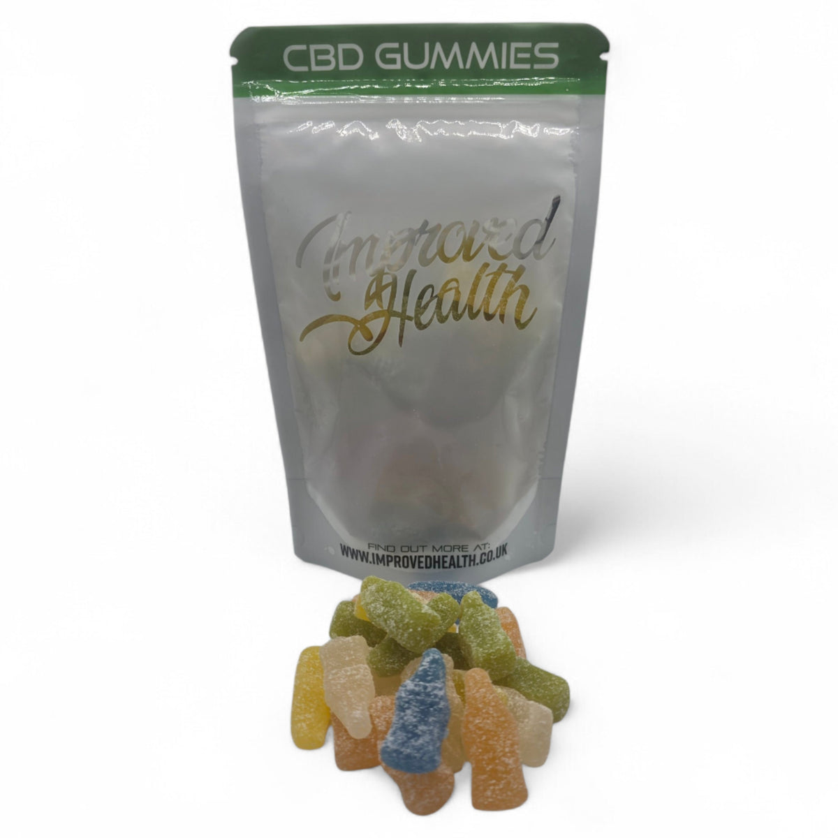 Improved Health Gummy Bottle CBD Gummies |40mg Broad Spectrum | Halal & Lab-Tested