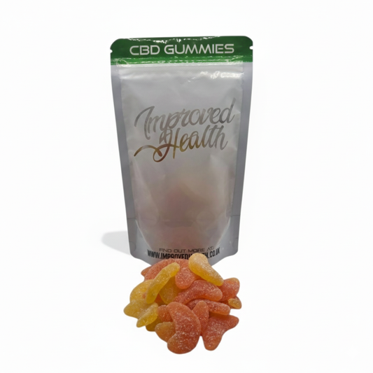Improved Health Lemon & Tangerine CBD Gummies – 40mg Broad Spectrum | Halal & Lab-Tested