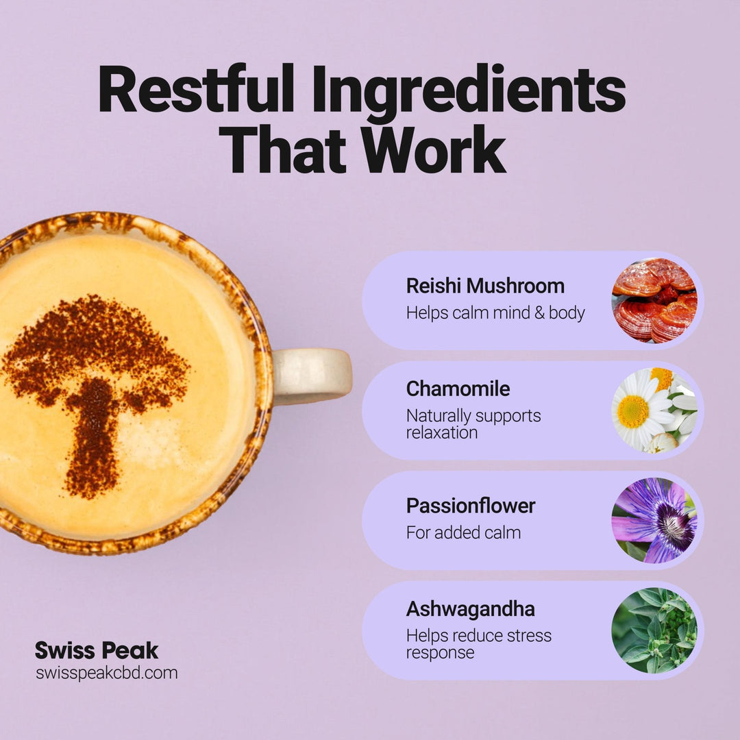 Swiss Peak Sleep Mushroom Cacao Blend | 60 Servings